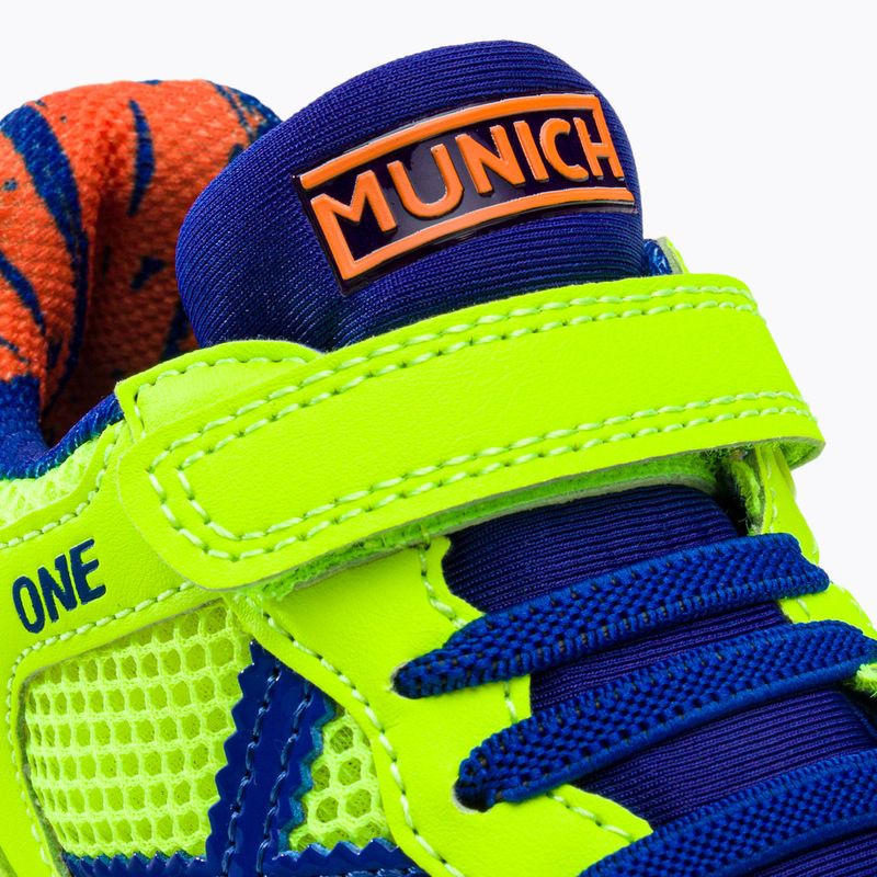 Cizme de fotbal pentru copii MUNICH One Kid Vco verde deschis 9