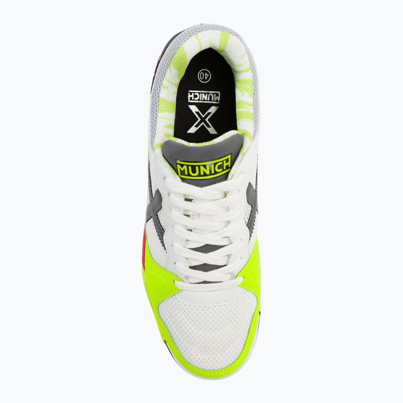 Încălțăminte de fotbal MUNICH One Indoor blanco 6