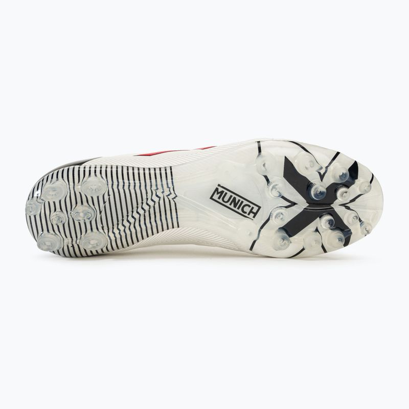 Cizme de fotbal MUNICH Arenga FG blanco/rojo 4