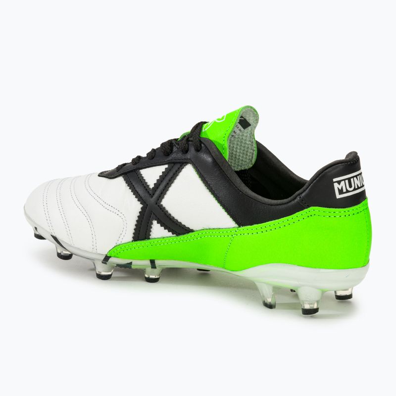 MUNICH Mundial 2.0 FG blanco/verde ghete de fotbal 3
