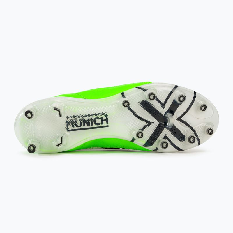 MUNICH Mundial 2.0 FG blanco/verde ghete de fotbal 4