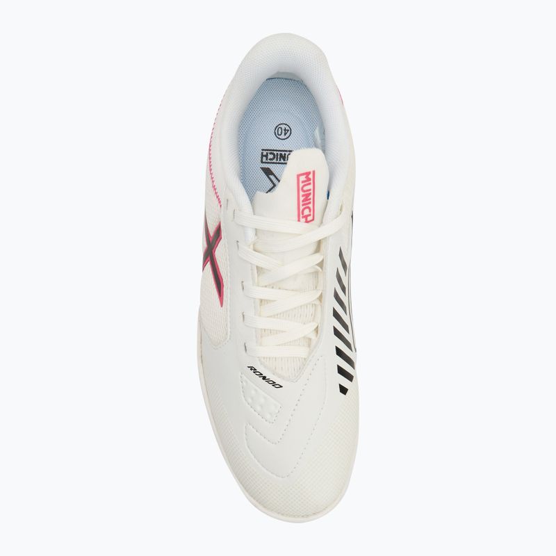 Încălțăminte de fotbal MUNICH Rondo IF blanco 5