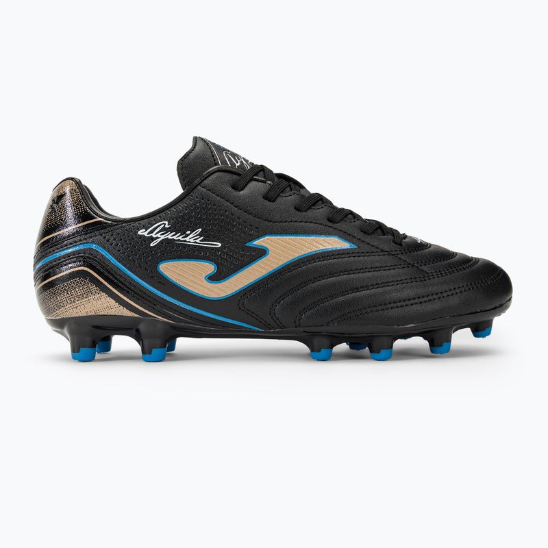 Încălțăminte de fotbal pentru bărbați Joma Aguila FG black/gold 2
