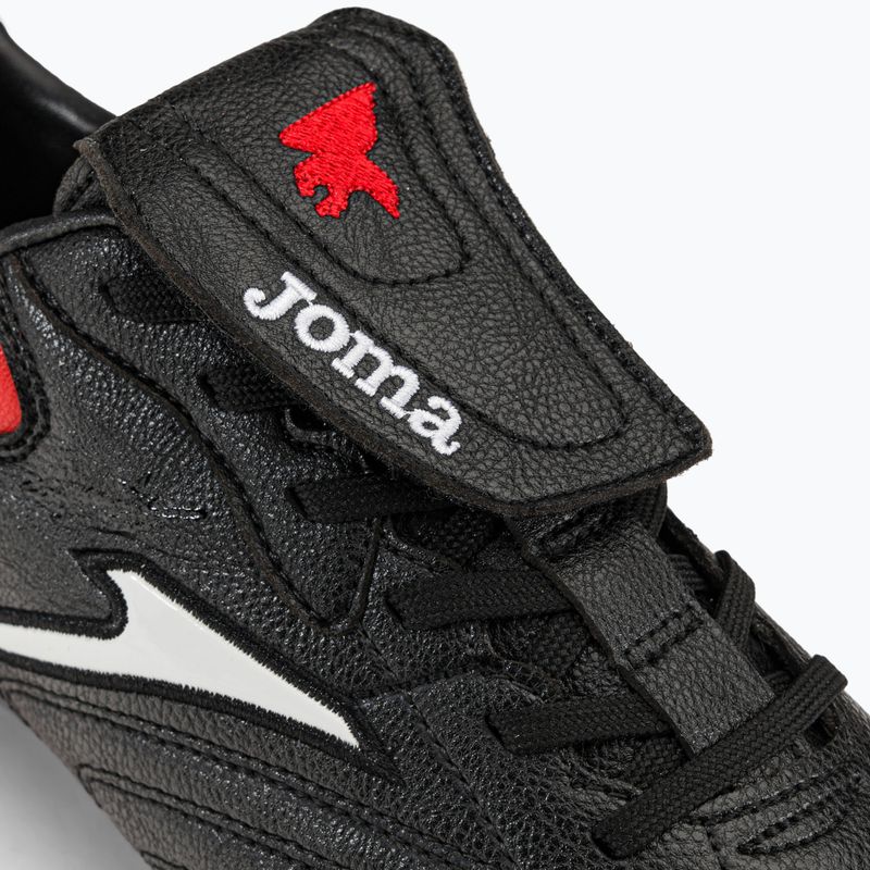 Ghete de fotbal Joma Aguila Cup FG pentru bărbați, negru/roșu 8