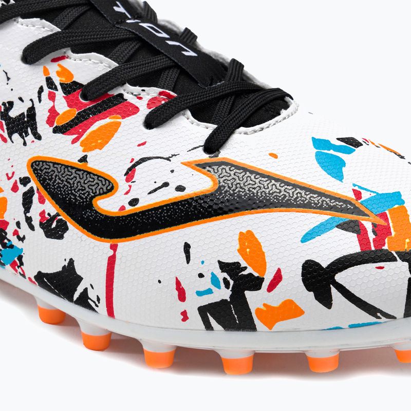 Joma Evolution AG ghete de fotbal pentru bărbați alb/negru/portocaliu 7