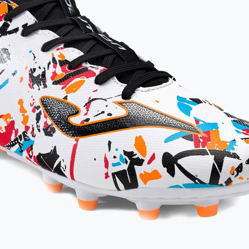 Joma Evolution FG ghete de fotbal pentru bărbați alb/negru/portocaliu 7