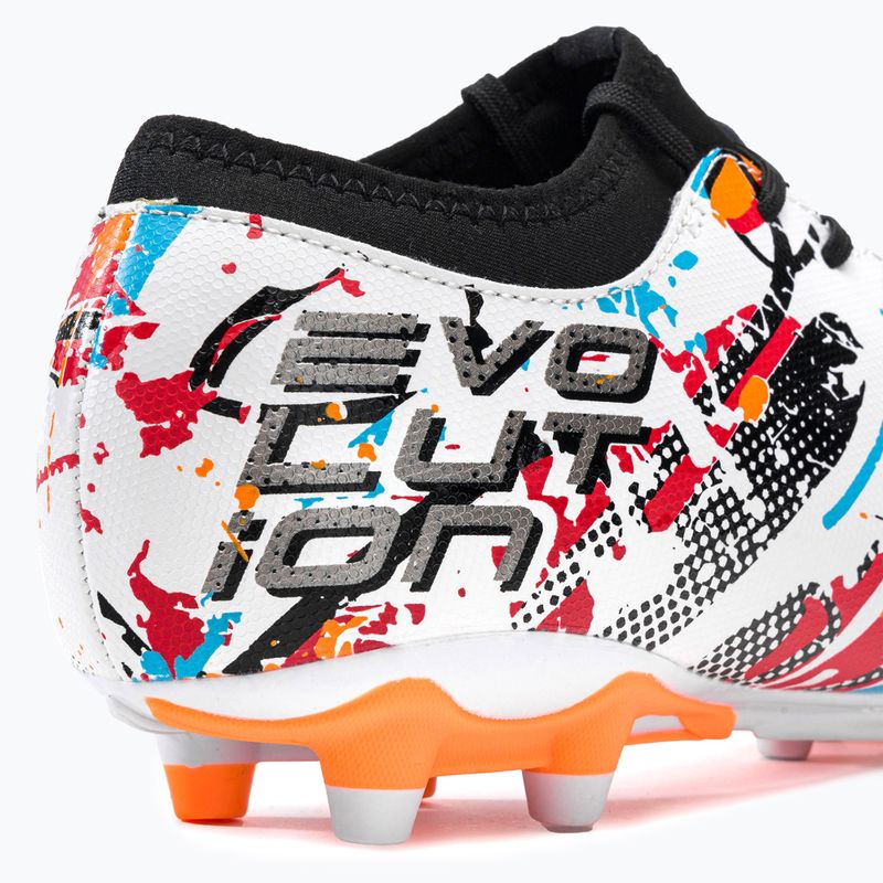 Joma Evolution FG ghete de fotbal pentru bărbați alb/negru/portocaliu 8