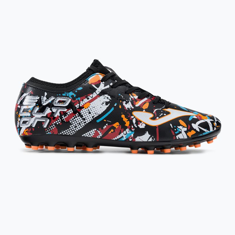 Joma Evolution AG ghete de fotbal pentru bărbați negru/alb/roșu 2