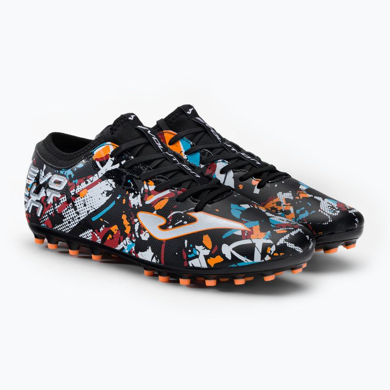 Joma Evolution AG ghete de fotbal pentru bărbați negru/alb/roșu 4