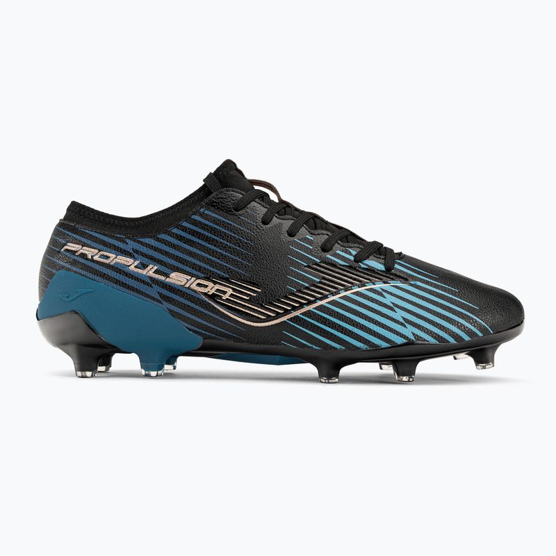 Joma Propulsion Cup FG ghete de fotbal pentru bărbați negru/albastru 2