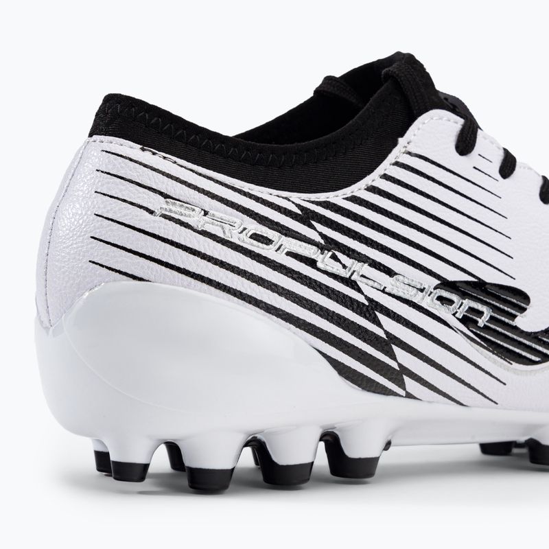 Joma Propulsion Cup AG ghete de fotbal pentru bărbați alb/negru 9