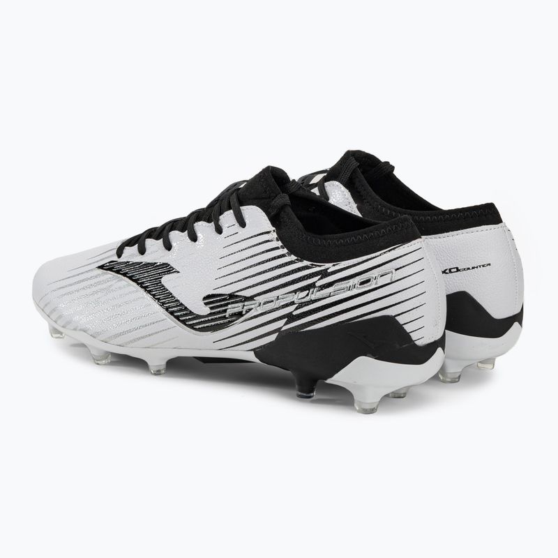 Joma Propulsion Cup FG ghete de fotbal pentru bărbați alb/negru 3