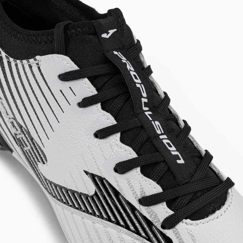 Joma Propulsion Cup FG ghete de fotbal pentru bărbați alb/negru 8