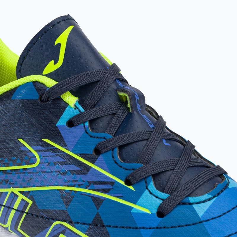 Ghete de fotbal pentru copii Joma Propulsion IN navy/galben pentru copii 9