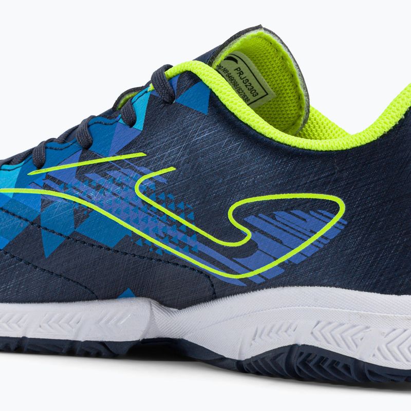 Ghete de fotbal pentru copii Joma Propulsion IN navy/galben pentru copii 11