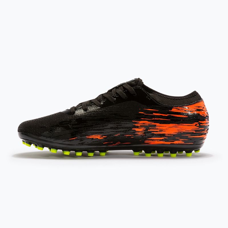 Joma Super Copa AG ghete de fotbal pentru bărbați negru/coral 11