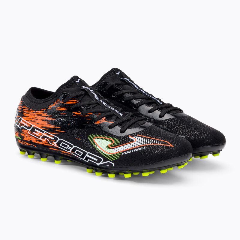 Joma Super Copa AG ghete de fotbal pentru bărbați negru/coral 4