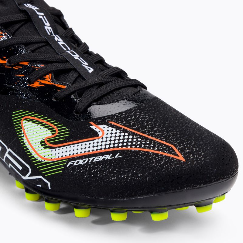 Joma Super Copa AG ghete de fotbal pentru bărbați negru/coral 7
