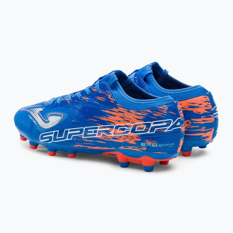Joma Super Copa FG ghete de fotbal pentru bărbați Royal/Coral 3
