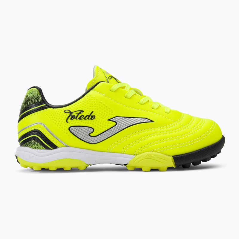 Joma Toledo TF ghete de fotbal pentru copii Lemon fluor/negru 2
