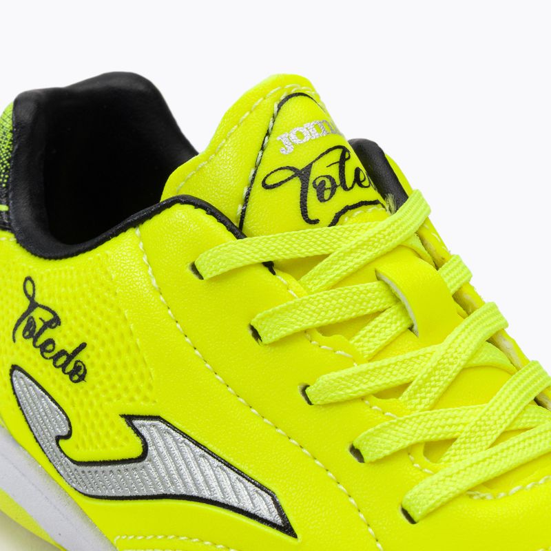 Joma Toledo TF ghete de fotbal pentru copii Lemon fluor/negru 9