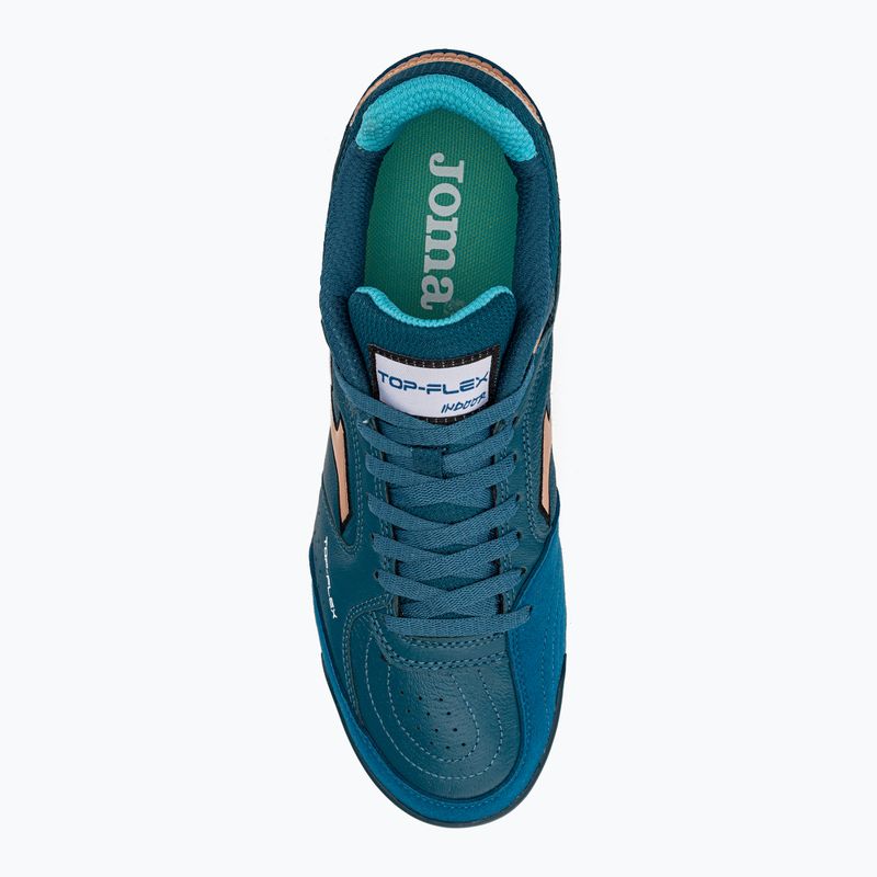 Ghete de fotbal pentru bărbați Joma Top Flex IN petroleum/gold 6