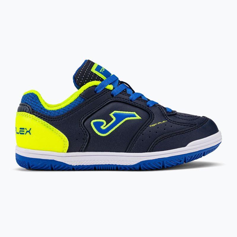 Ghete de fotbal pentru copii Joma Top Flex IN navy/galben 2