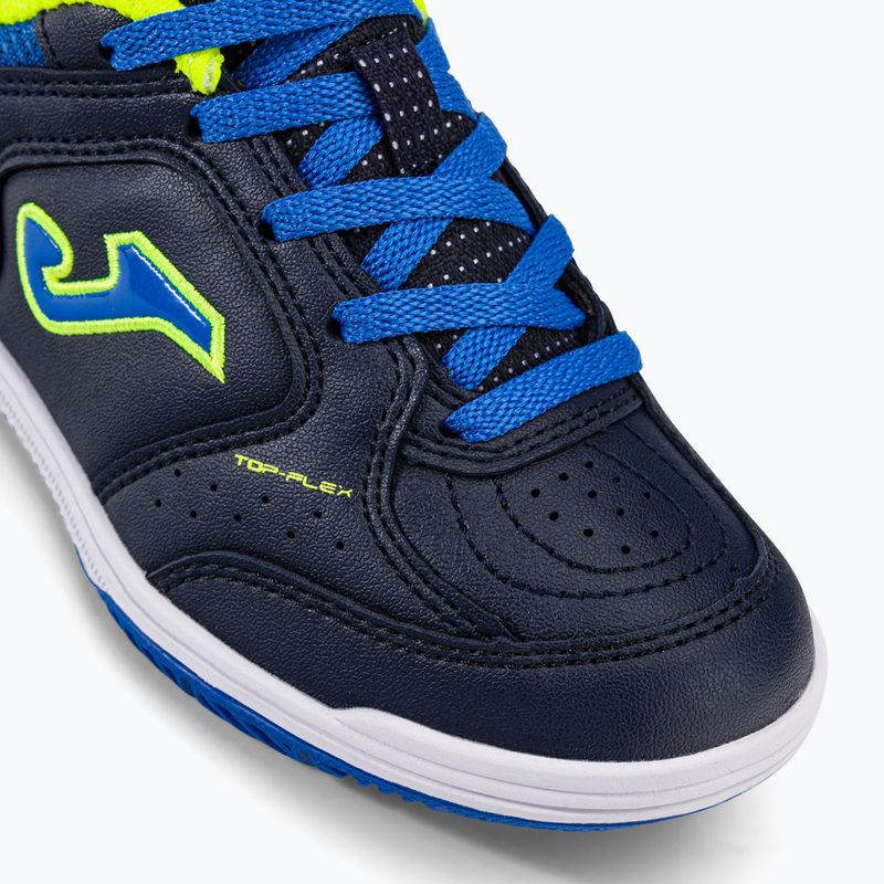 Ghete de fotbal pentru copii Joma Top Flex IN navy/galben 7