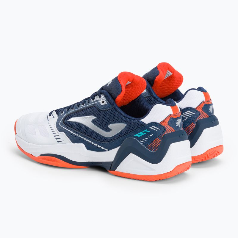 Joma T.Set Padel pantofi de tenis pentru bărbați albastru marin și alb TSETS2332P 3