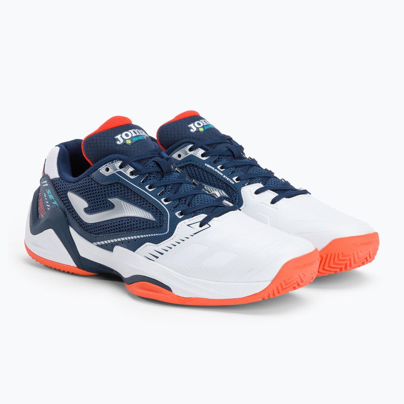 Joma T.Set Padel pantofi de tenis pentru bărbați albastru marin și alb TSETS2332P 4