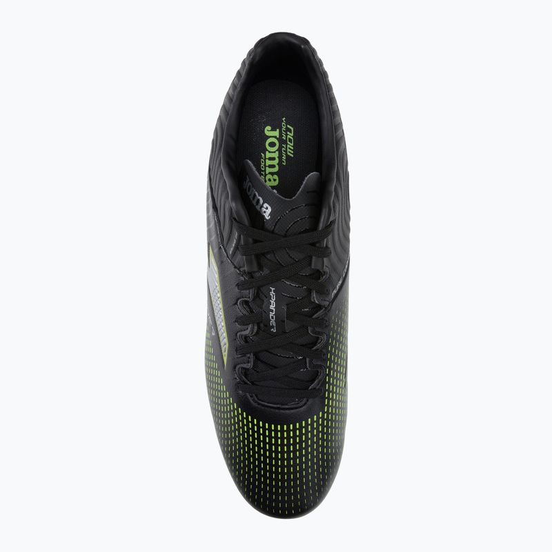 Joma ghete de fotbal pentru bărbați Xpander FG negru/lemon fluor 6