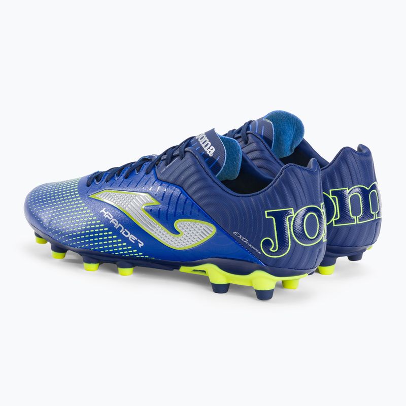 Joma ghete de fotbal pentru bărbați Xpander FG royal/green fluor 3