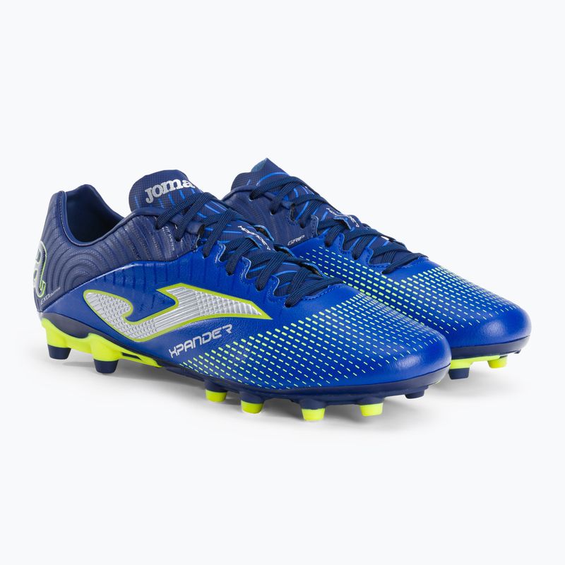 Joma ghete de fotbal pentru bărbați Xpander FG royal/green fluor 4