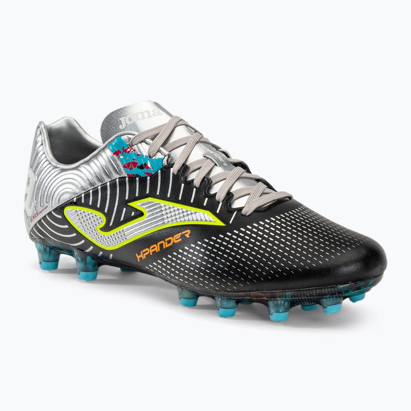 Joma ghete de fotbal pentru bărbați Xpander FG negru/argintiu