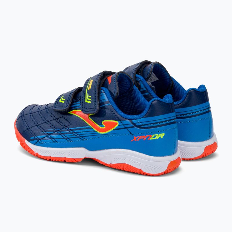 Joma Xpander IN navy/orange fluor pentru copii ghete de fotbal pentru copii 3