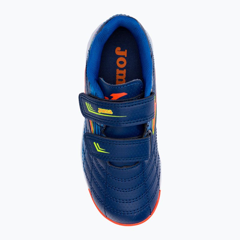 Joma Xpander IN navy/orange fluor pentru copii ghete de fotbal pentru copii 6