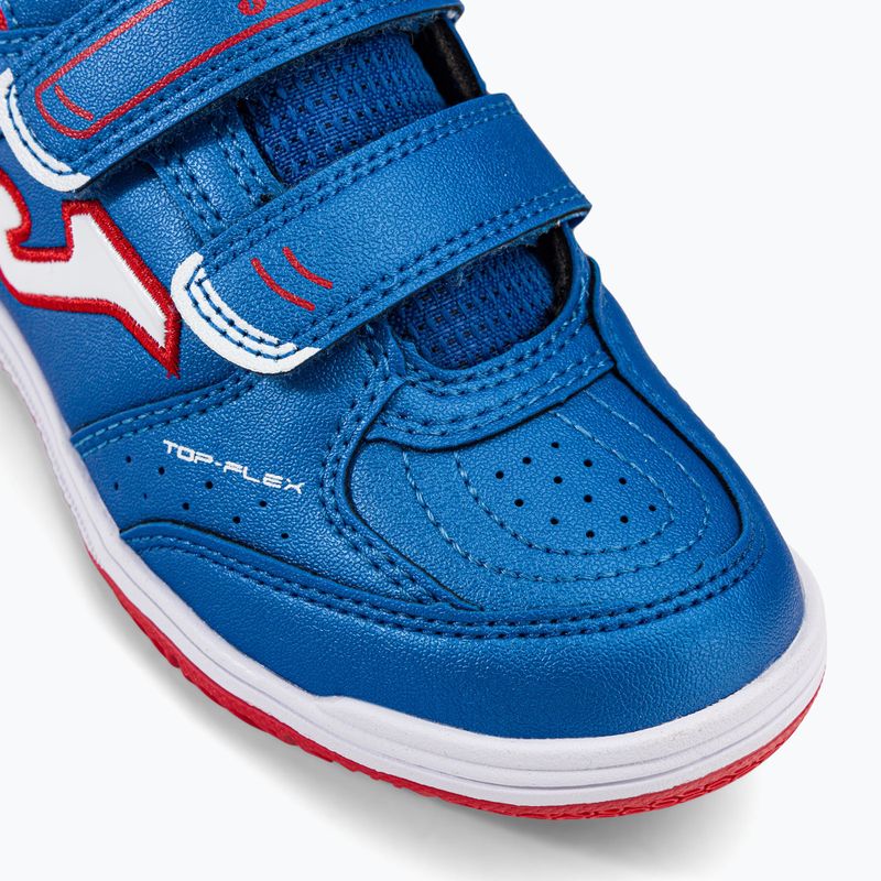 Ghete de fotbal pentru copii Joma Top Flex IN royal/roșu 7