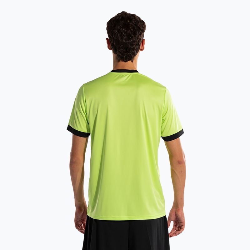 Tricou de tenis pentru bărbați Joma Court lime/black 3