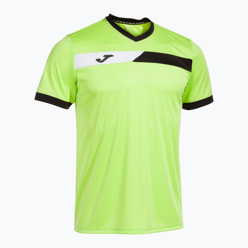 Tricou de tenis pentru bărbați Joma Court lime/black 5