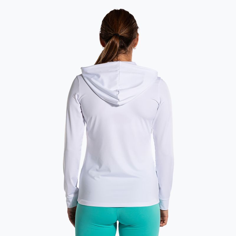 Bluză de tenis pentru femei Joma Sculpture II Zip-Up Hoodie white 3