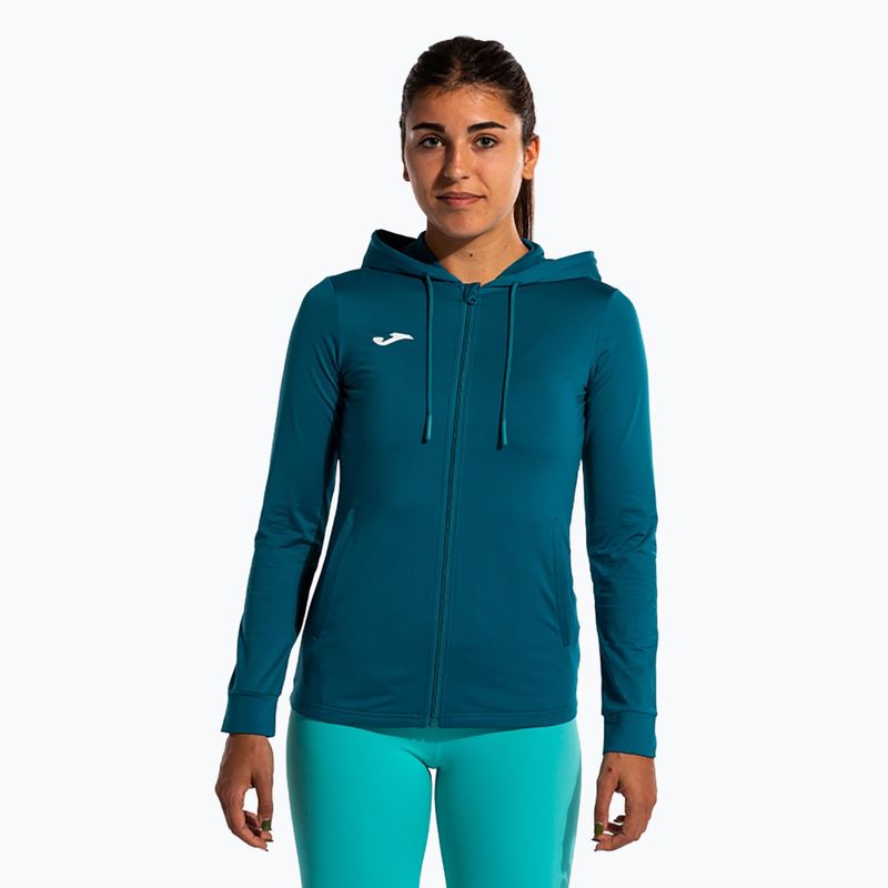 Bluză de tenis pentru femei Joma Sculpture II Zip-Up Hoodie green