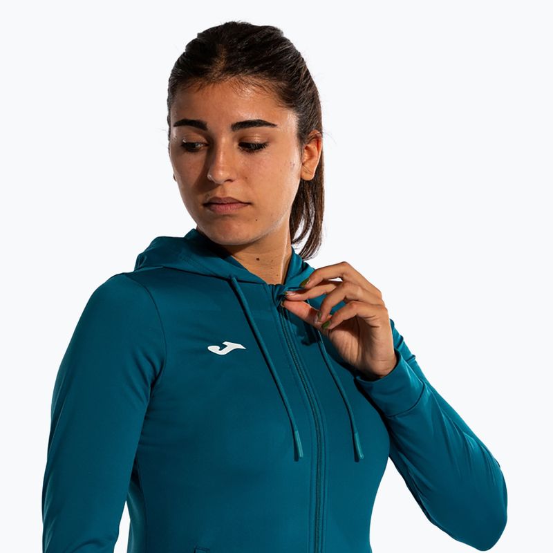 Bluză de tenis pentru femei Joma Sculpture II Zip-Up Hoodie green 8