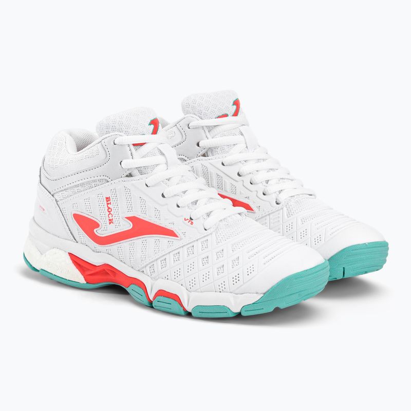Pantofi de volei pentru femei Joma V.Block 2302 alb VBLOLS2302 4