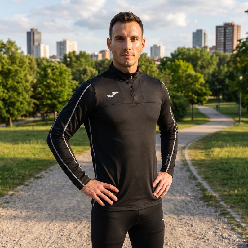 Tricou de alergare pentru bărbați Joma R-Trail Nature negru 103172.100 12