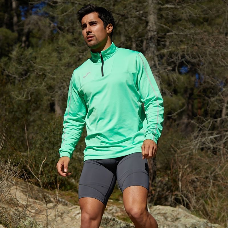 Bluză de alergare pentru bărbați Joma R-Trail Nature green 9