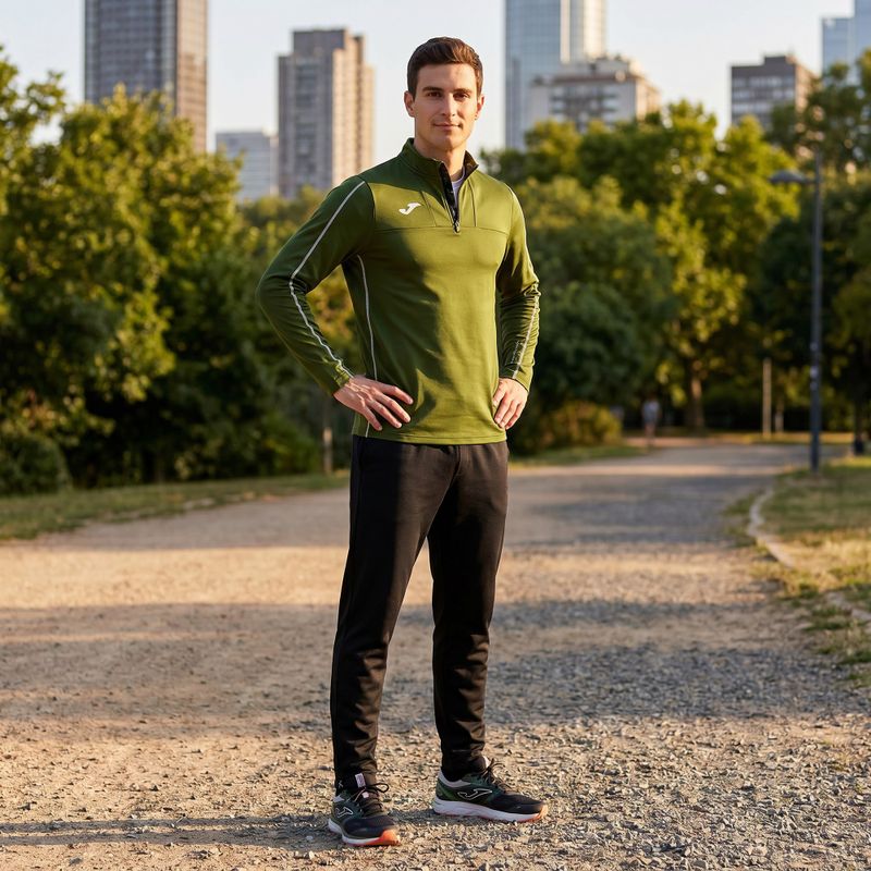 Bluză de alergare pentru bărbați Joma R-Trail Nature khaki 10