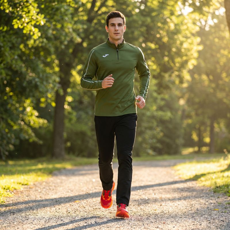 Bluză de alergare pentru bărbați Joma R-Trail Nature khaki 11