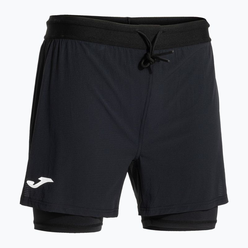 Pantaloni scurți de alergat pentru bărbați Joma R-Trail Nature negri 103174.100