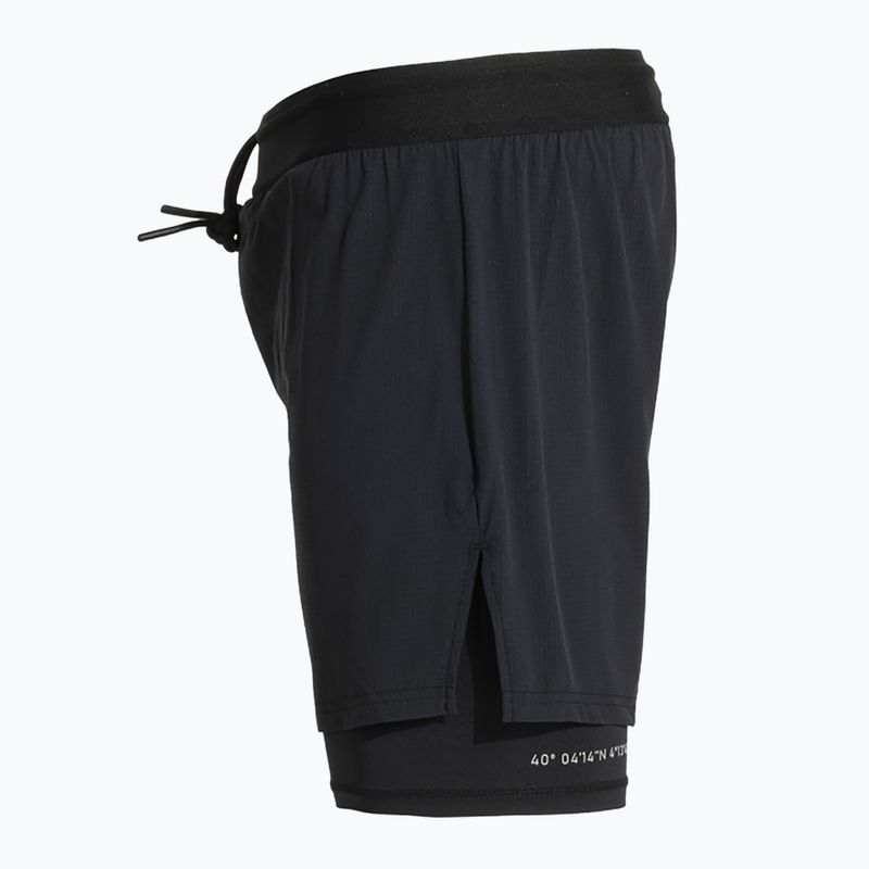 Pantaloni scurți de alergat pentru bărbați Joma R-Trail Nature negri 103174.100