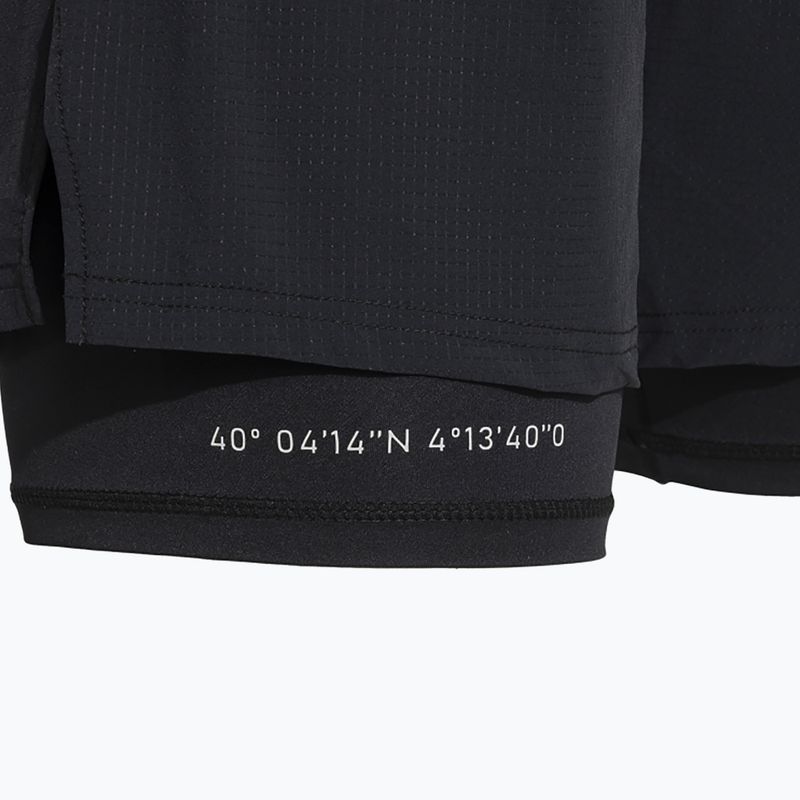 Pantaloni scurți de alergat pentru bărbați Joma R-Trail Nature negri 103174.100